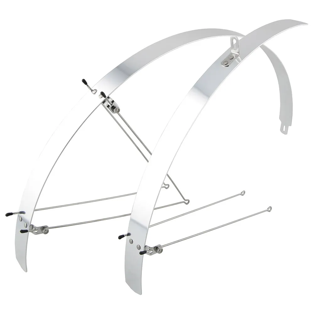 Con-Tec Flat 42 Mm Schutzblech-set, Silver, 28" Con-Tec Flat 42 Mm Schutzblech-set, Silver, 28"
