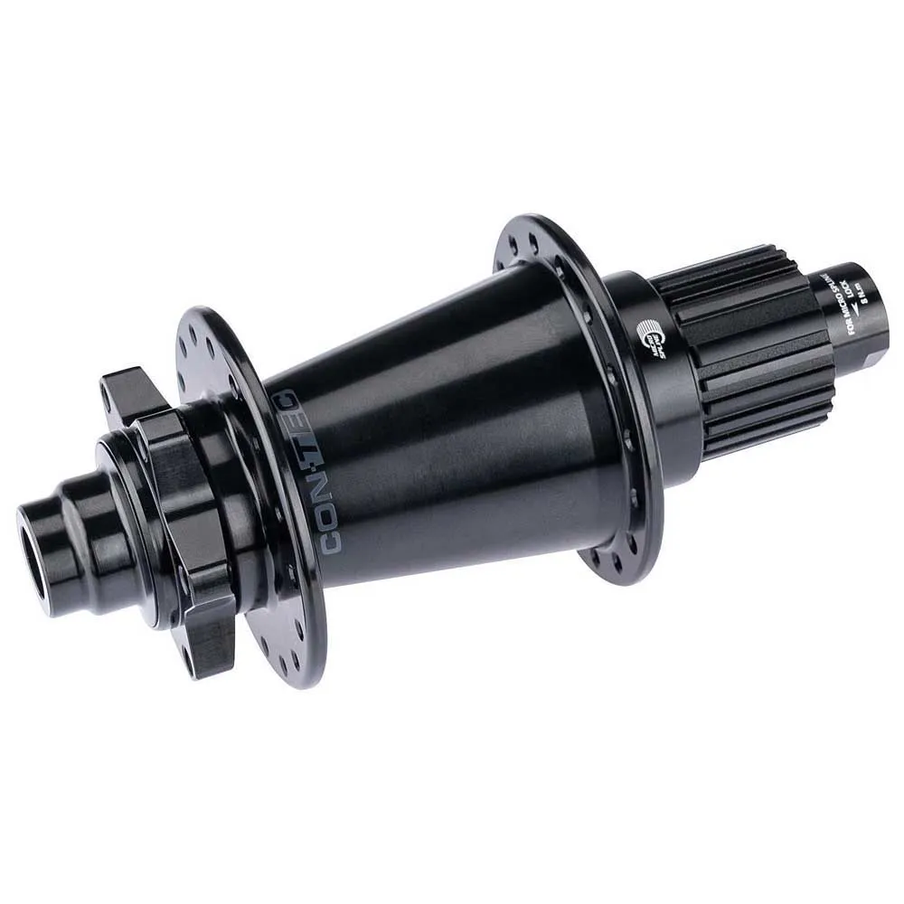 Con-Tec M.core 6b Disc Boost Shimano Micro Spline Hinterradnabe, Black, 32H, 12 x 148mm Con-Tec M.core 6b Disc Boost Shimano Micro Spline Hinterradnabe, Black, 32H, 12 x 148mm