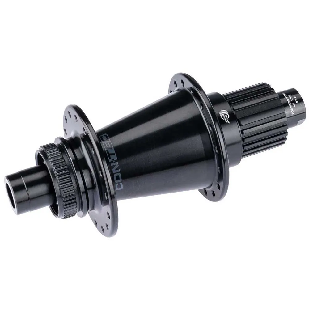 Con-Tec M.core Cl Disc Boost Shimano Micro Spline Hinterradnabe, Black, 32H, 12 x 148mm