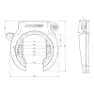 Con-Tec Powerloc L Ct1l Nr Fahrradschloss Für Den Rahmen, Black, One Size