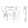 Con-Tec Powerloc M Ct1 Nr Fahrradschloss Für Den Rahmen, Black, One Size