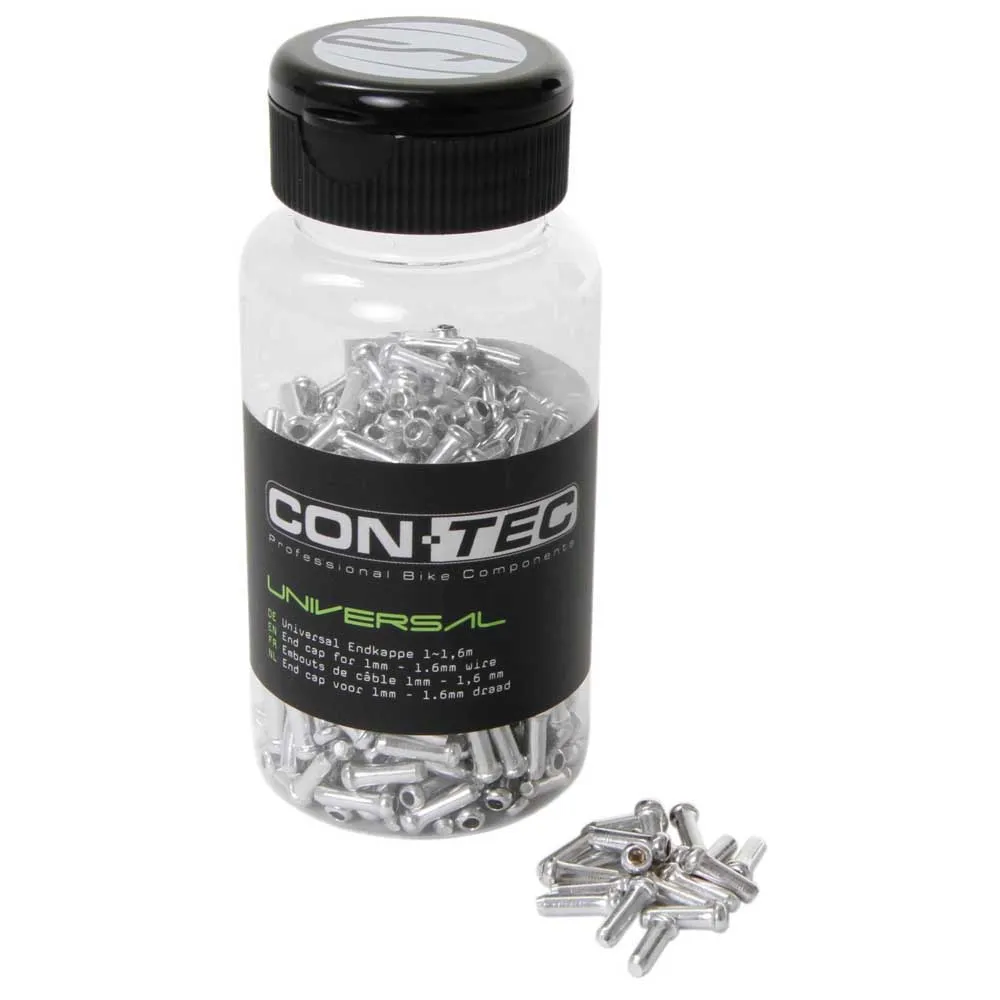 Con-Tec Schaltzugterminal 500 Einheiten, Silver, One Size Con-Tec Schaltzugterminal 500 Einheiten, Silver, One Size
