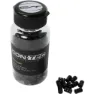 Con-Tec Stop Kabelschutzgummi 200 Einheiten, Black, One Size