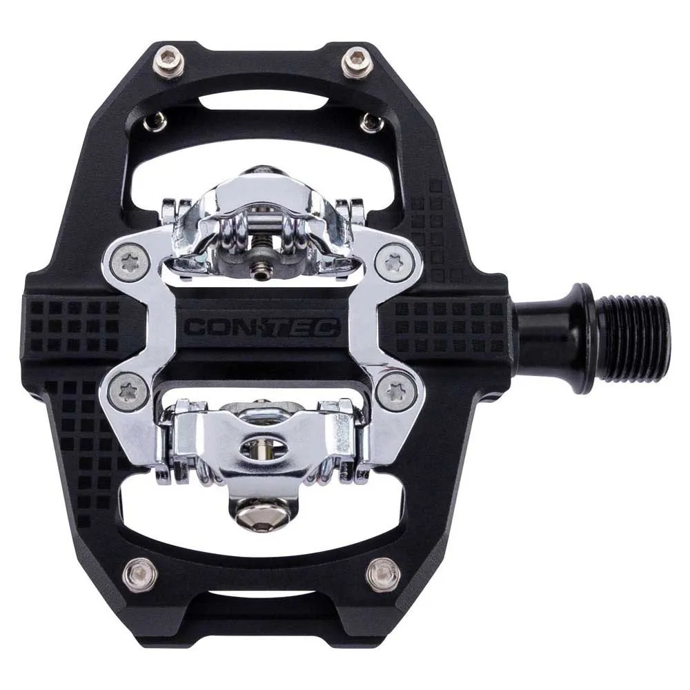 Con-Tec Talon Pedale, Black / silver, One Size Con-Tec Talon Pedale, Black / silver, One Size