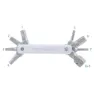 Con-Tec Tfr Buster 9 Multitool, White, One Size
