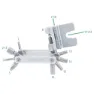 Con-Tec Tfr Striker 16 Multitool, Silver / white, One Size