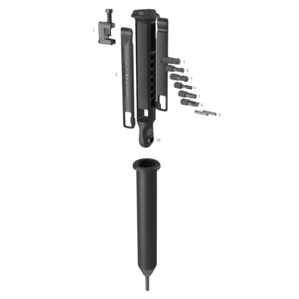 Con-Tec Treasure Fork 10 Multitool, Black, One Size Con-Tec Treasure Fork 10 Multitool, Black, One Size