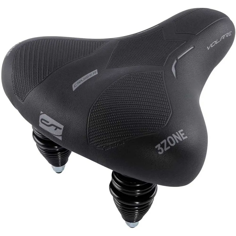 Con-Tec Volare City Cruiser Sattel, Black, One Size Con-Tec Volare City Cruiser Sattel, Black, One Size