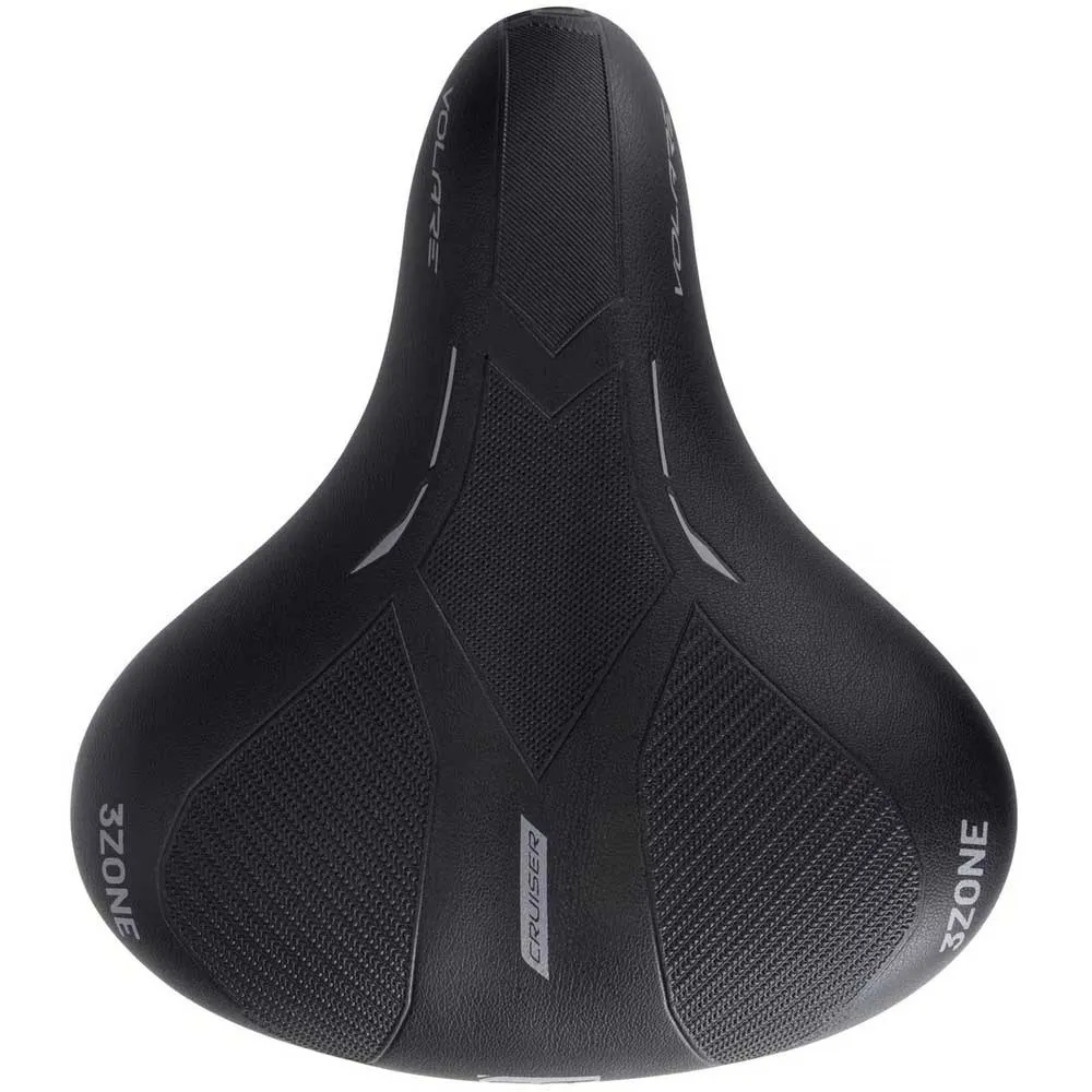 Con-Tec Volare City Cruiser Sattel, Black, One Size Con-Tec Volare City Cruiser Sattel, Black, One Size