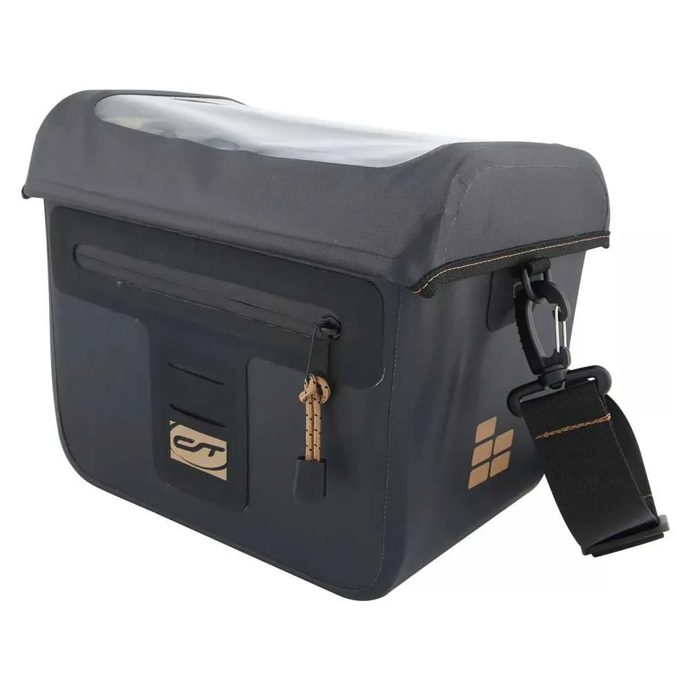 Con-Tec Waterproof 7.5l Lenkertasche, Black / gold, One Size Con-Tec Waterproof 7.5l Lenkertasche, Black / gold, One Size