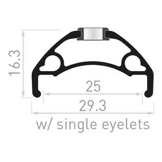 Con-Tec Xeta 27.5´´ 25 Mm Disc E-bike Tubeless Mtb-felge, Black, 650B-27.5" 32H Con-Tec Xeta 27.5´´ 25 Mm Disc E-bike Tubeless Mtb-felge, Black, 650B-27.5" 32H