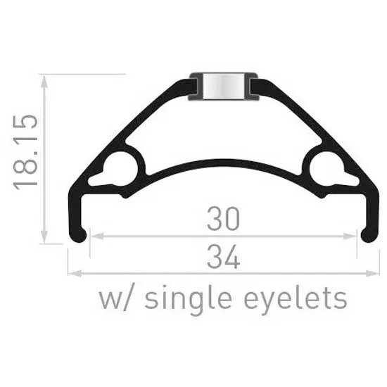 Con-Tec Xeta 27.5´´ 30 Mm Disc E-bike Tubeless Mtb-felge, Black, 650B-27.5" 32H Con-Tec Xeta 27.5´´ 30 Mm Disc E-bike Tubeless Mtb-felge, Black, 650B-27.5" 32H