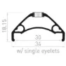 Con-Tec Xeta 29´´ 30 Mm Disc E-bike Tubeless Mtb-felge, Black, 29" 32H