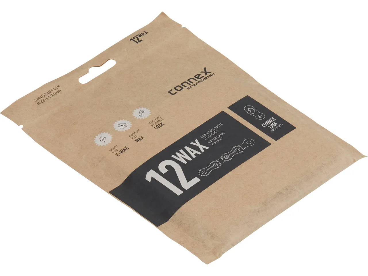 Connex 12WAX 12-fach Kette, Silver, 128 Links Connex 12WAX 12-fach Kette, Silver, 128 Links