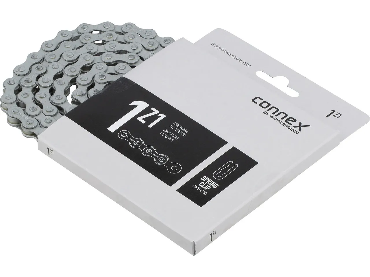Connex 1Z1 1-fach Kette, Silber, 1 fach Connex 1Z1 1-fach Kette, Silber, 1 fach