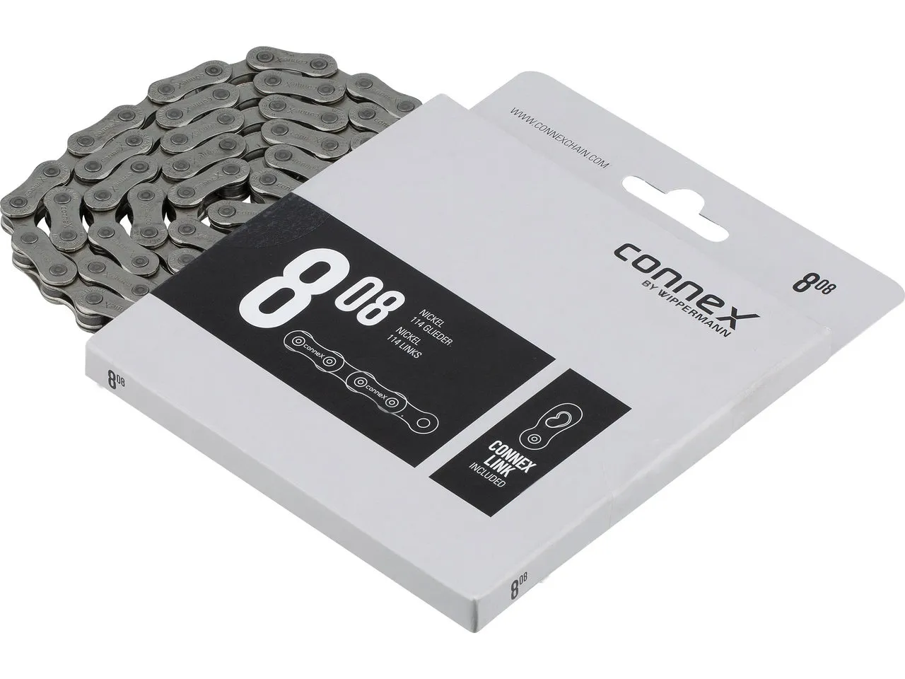 Connex 808 7-/8-fach Kette, Silver, 114 Links Connex 808 7-/8-fach Kette, Silver, 114 Links