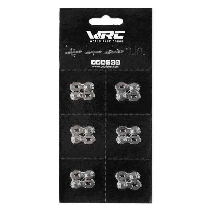 Conor 11s Kettenglied 6 Einheiten, Silver, One Size Conor 11s Kettenglied 6 Einheiten, Silver, One Size