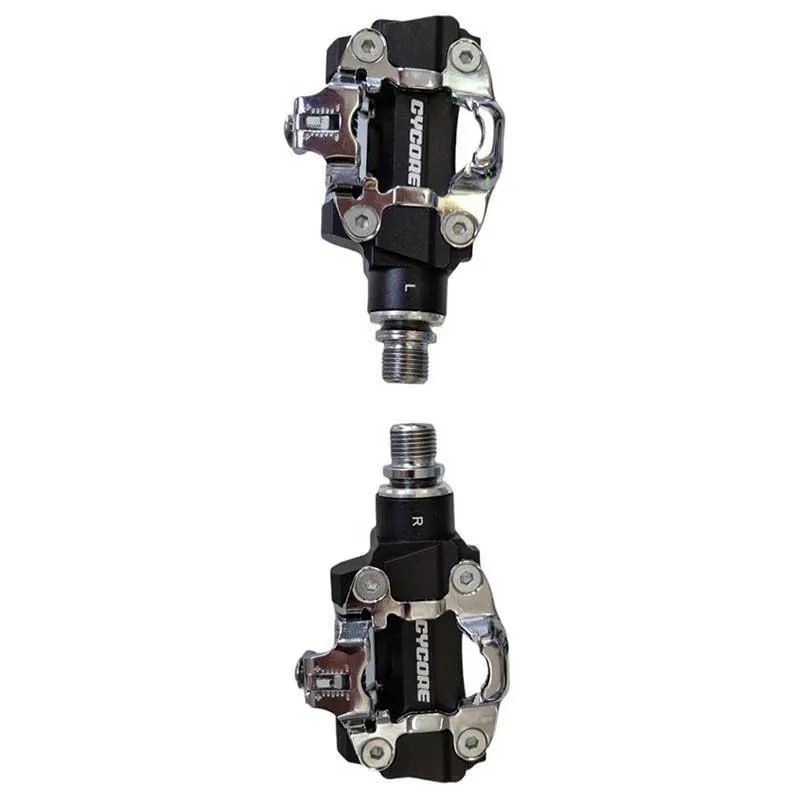 Conor Dual F3 Pedale, Black / silver, One Size Conor Dual F3 Pedale, Black / silver, One Size