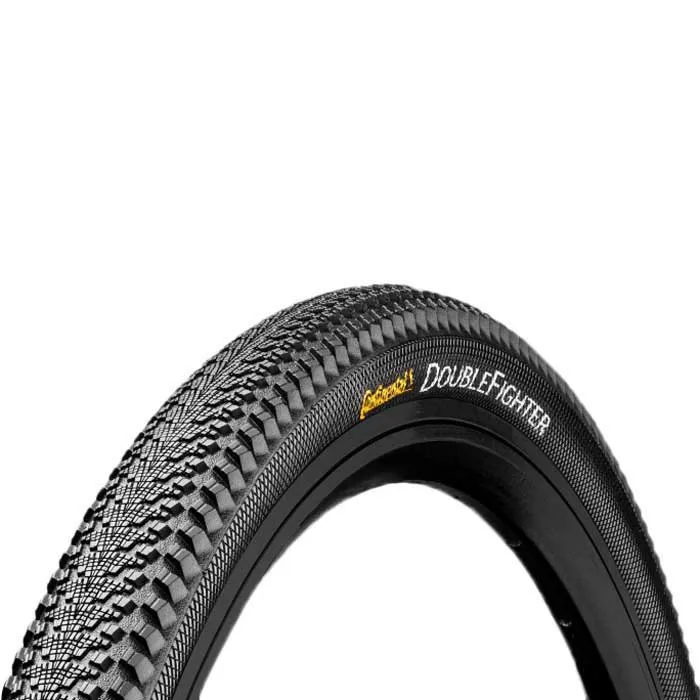 Continental Double Fighter 3 Steifer Urbanreifen, Black / black, 24" x 2.00 Continental Double Fighter 3 Steifer Urbanreifen, Black / black, 24" x 2.00