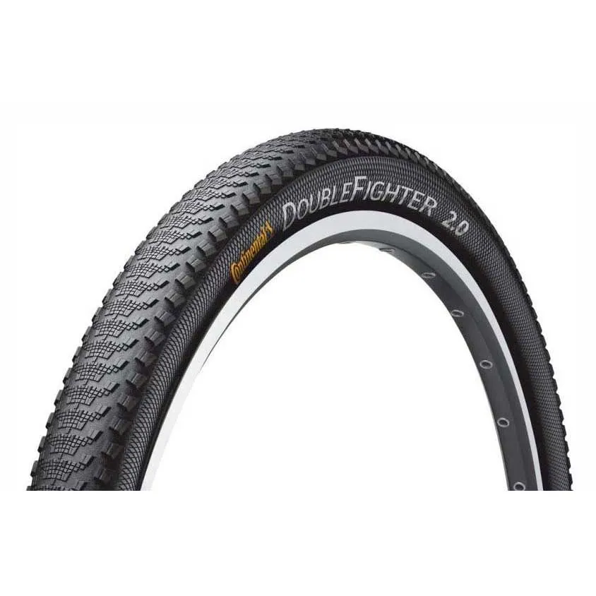 Continental Double Fighter Iii 650b X 50 Steifer Gravelreifen, Black, 650B x 50 Continental Double Fighter Iii 650b X 50 Steifer Gravelreifen, Black, 650B x 50