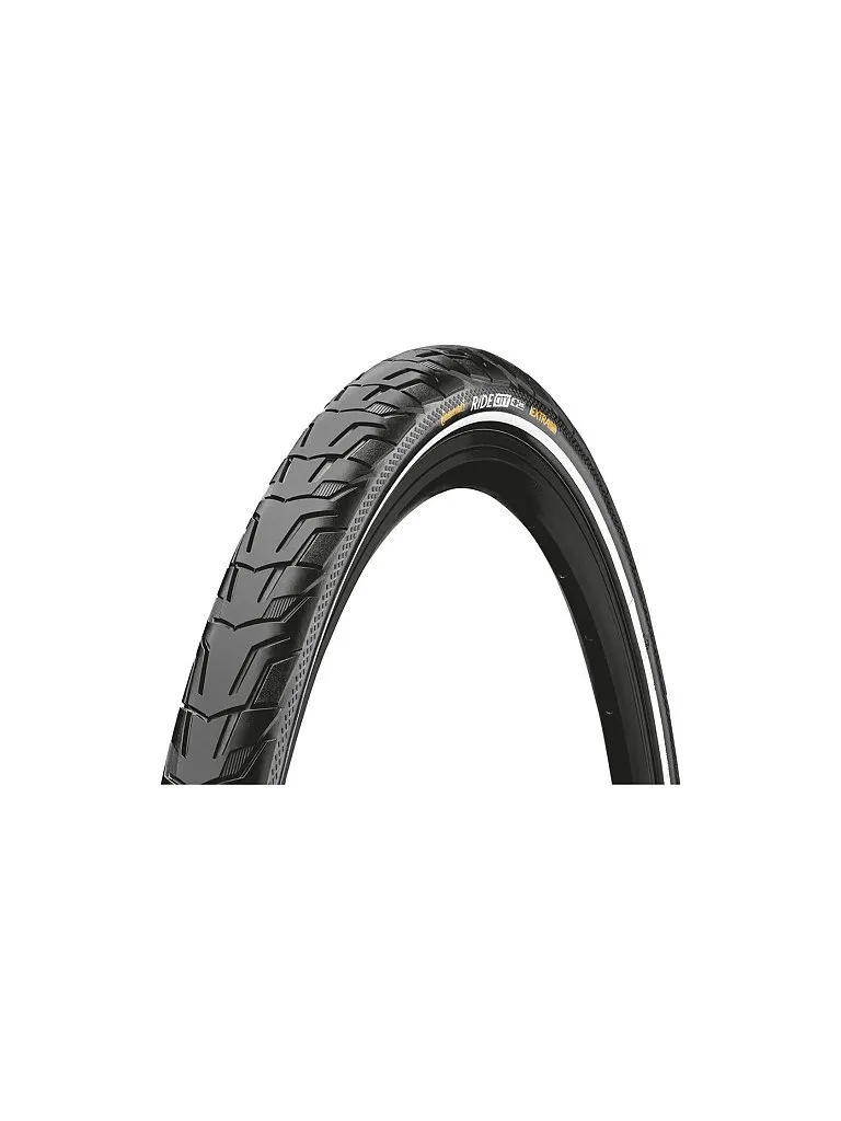 Continental Fahrradreifen City Ride II Reflex E25 28 x 1,4 (37-622), Schwarz, EG Continental Fahrradreifen City Ride II Reflex E25 28 x 1,4 (37-622), Schwarz, EG