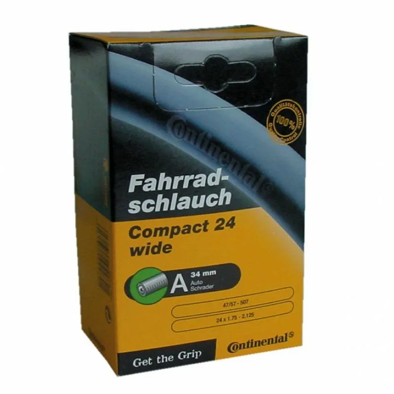 Continental Fahrradschlauch Ventil dunlop Compact Wide 24x1.90-2.125 40 Unisex Continental Fahrradschlauch Ventil dunlop Compact Wide 24x1.90-2.125 40 Unisex