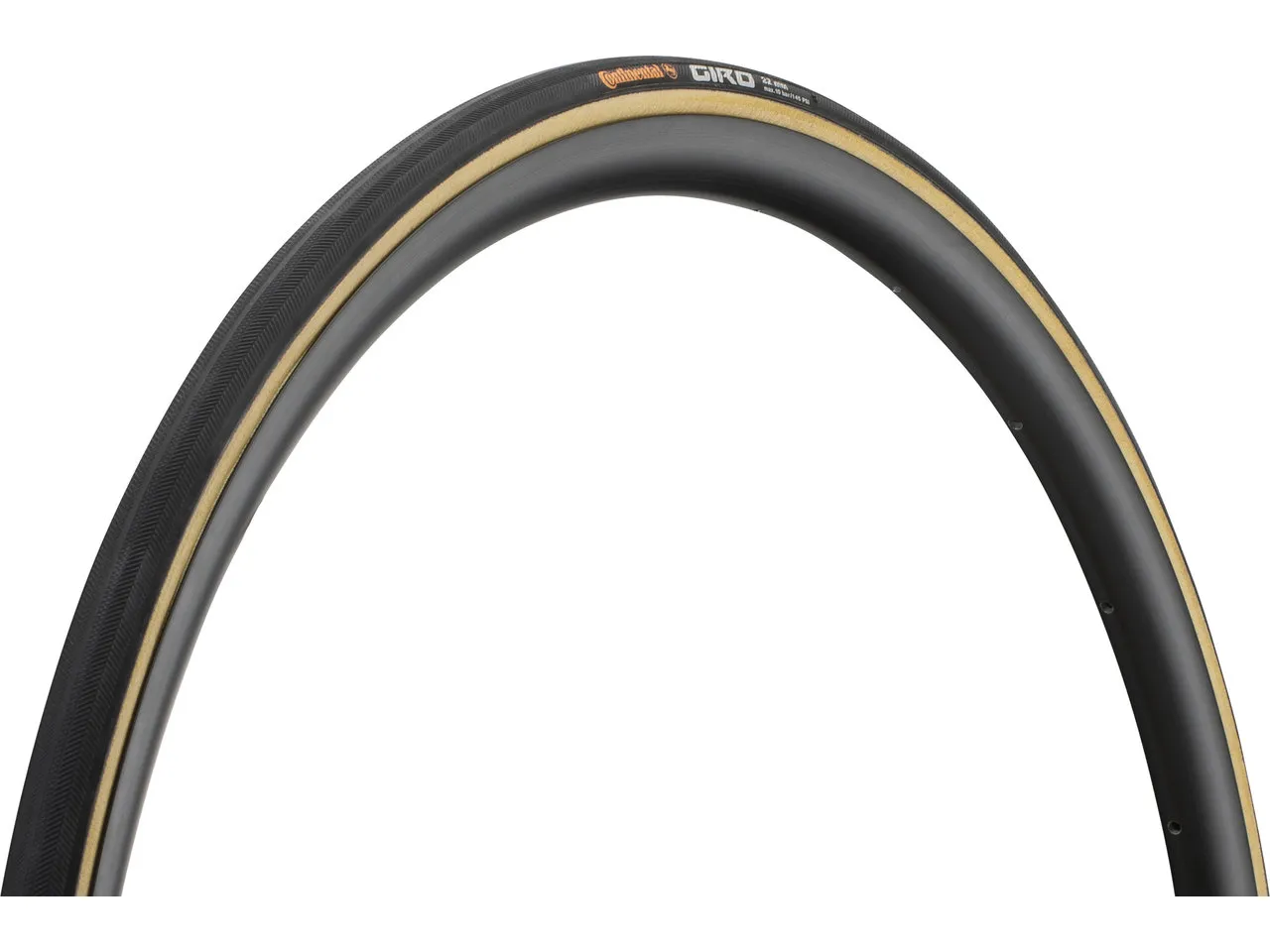 Continental Giro 28" Schlauchreifen, Schwarz-hell, 28 x 22mm Continental Giro 28" Schlauchreifen, Schwarz-hell, 28 x 22mm