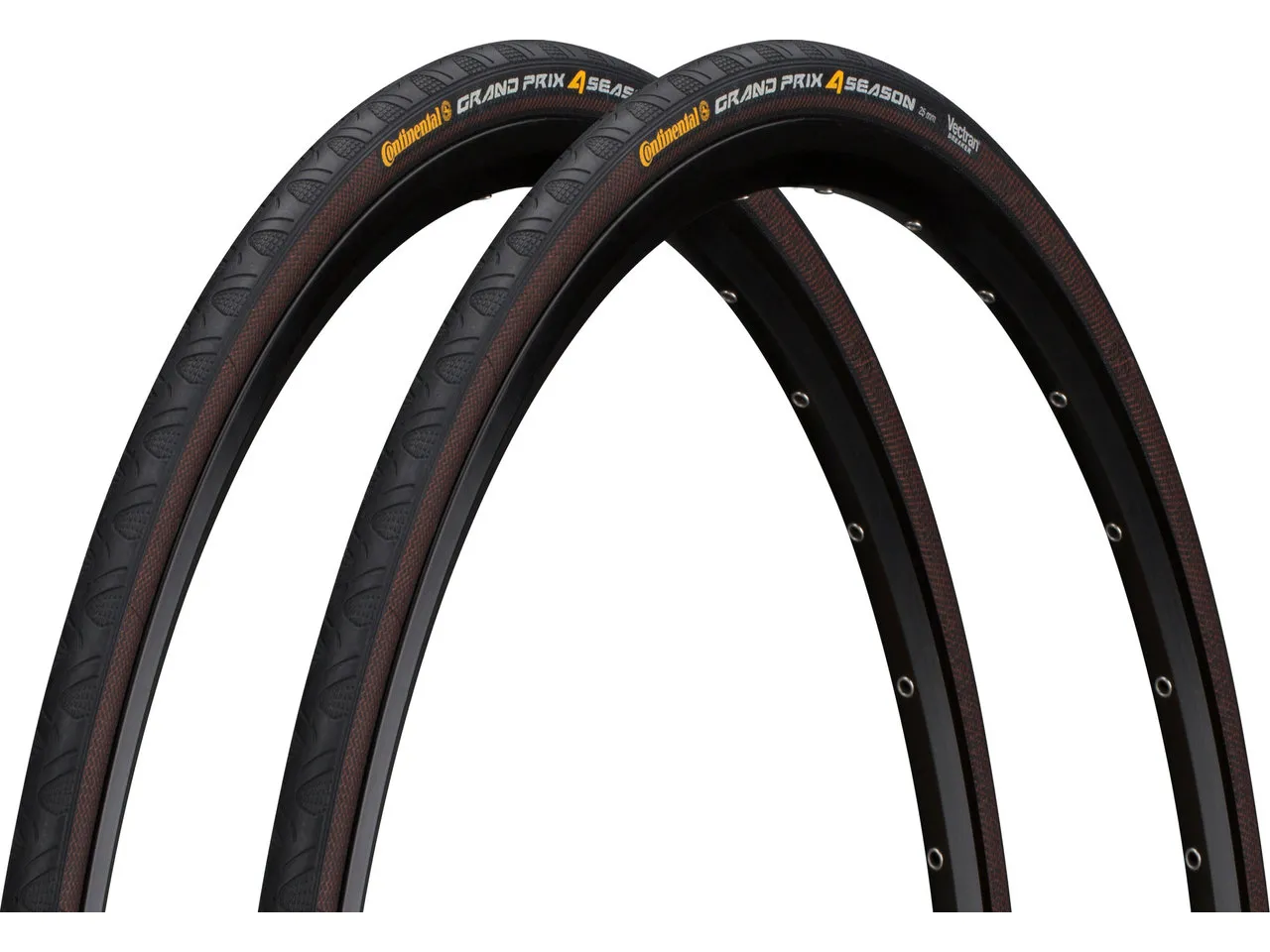 Continental Grand Prix 4-Season 28" Faltreifen 2er-Set, Schwarz, 28-622 (700 x 28C) Continental Grand Prix 4-Season 28" Faltreifen 2er-Set, Schwarz, 28-622 (700 x 28C)