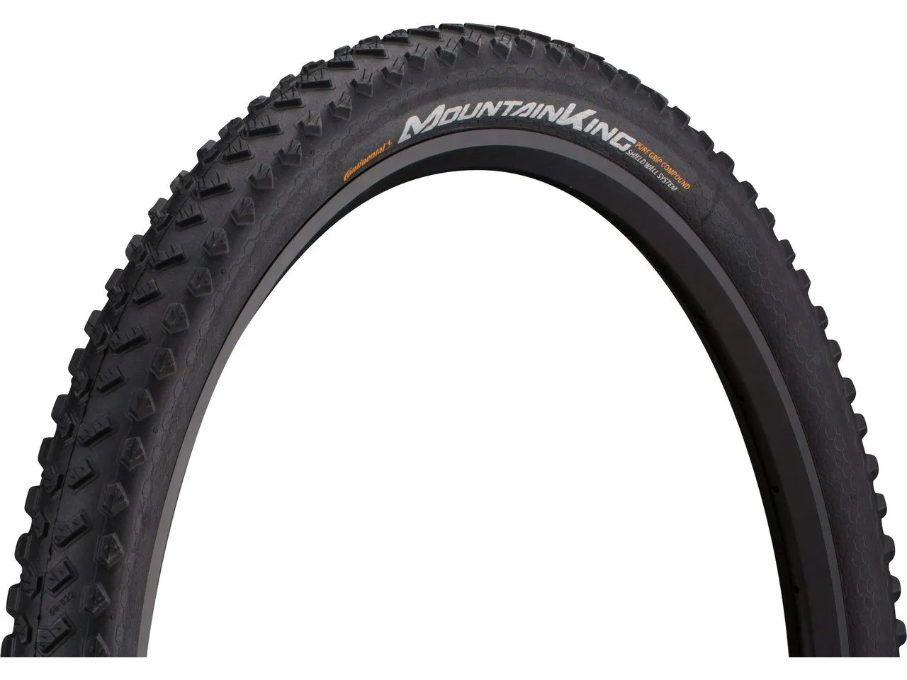 Continental Mountain King III 29" Faltreifen, Schwarz, 29 x 2.3 Continental Mountain King III 29" Faltreifen, Schwarz, 29 x 2.3
