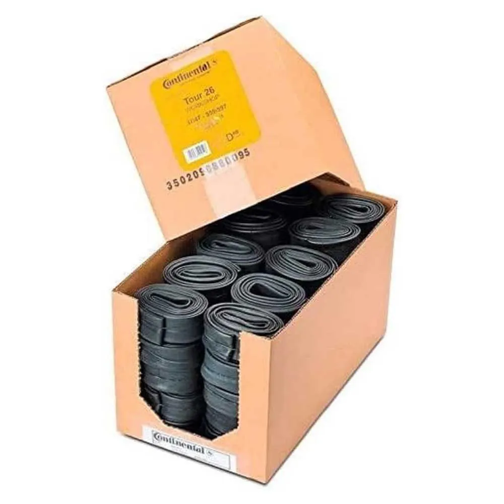 Continental Mtb Dunlop 40 Mm Fahrradschlauch 50 Einheiten, Black, 26", 1.75-2.50 Continental Mtb Dunlop 40 Mm Fahrradschlauch 50 Einheiten, Black, 26", 1.75-2.50