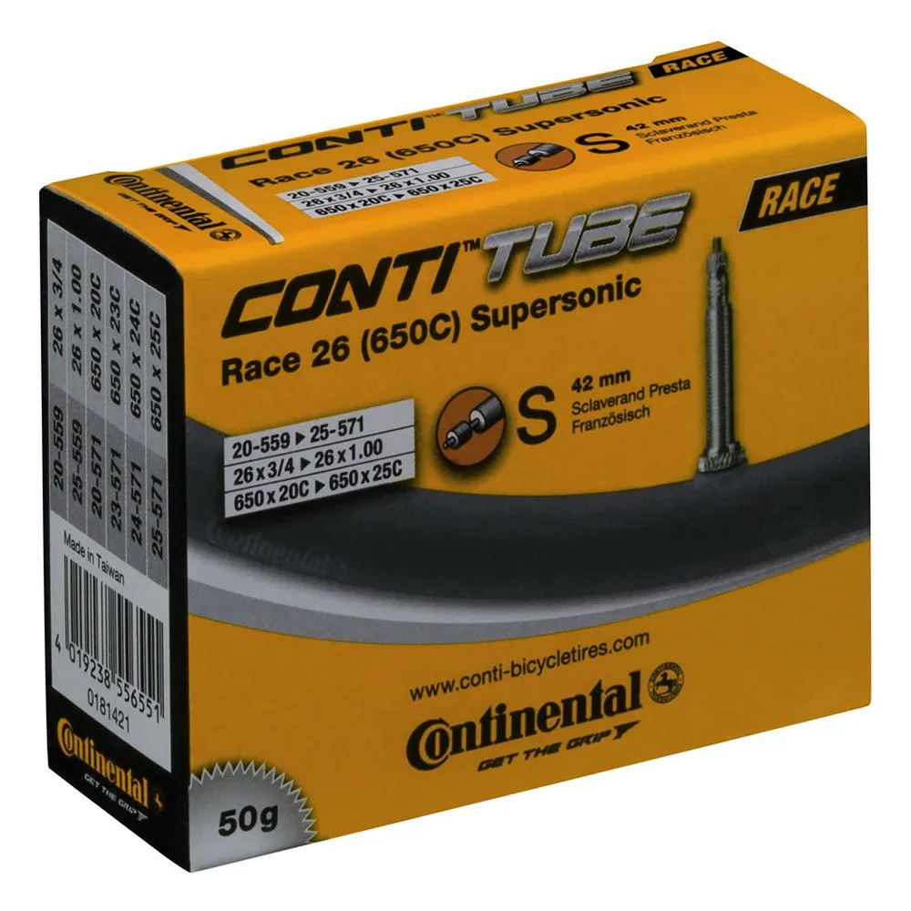 Continental Race Tube Supersonic 60 Mm Fahrradschlauch Continental Race Tube Supersonic 60 Mm Fahrradschlauch