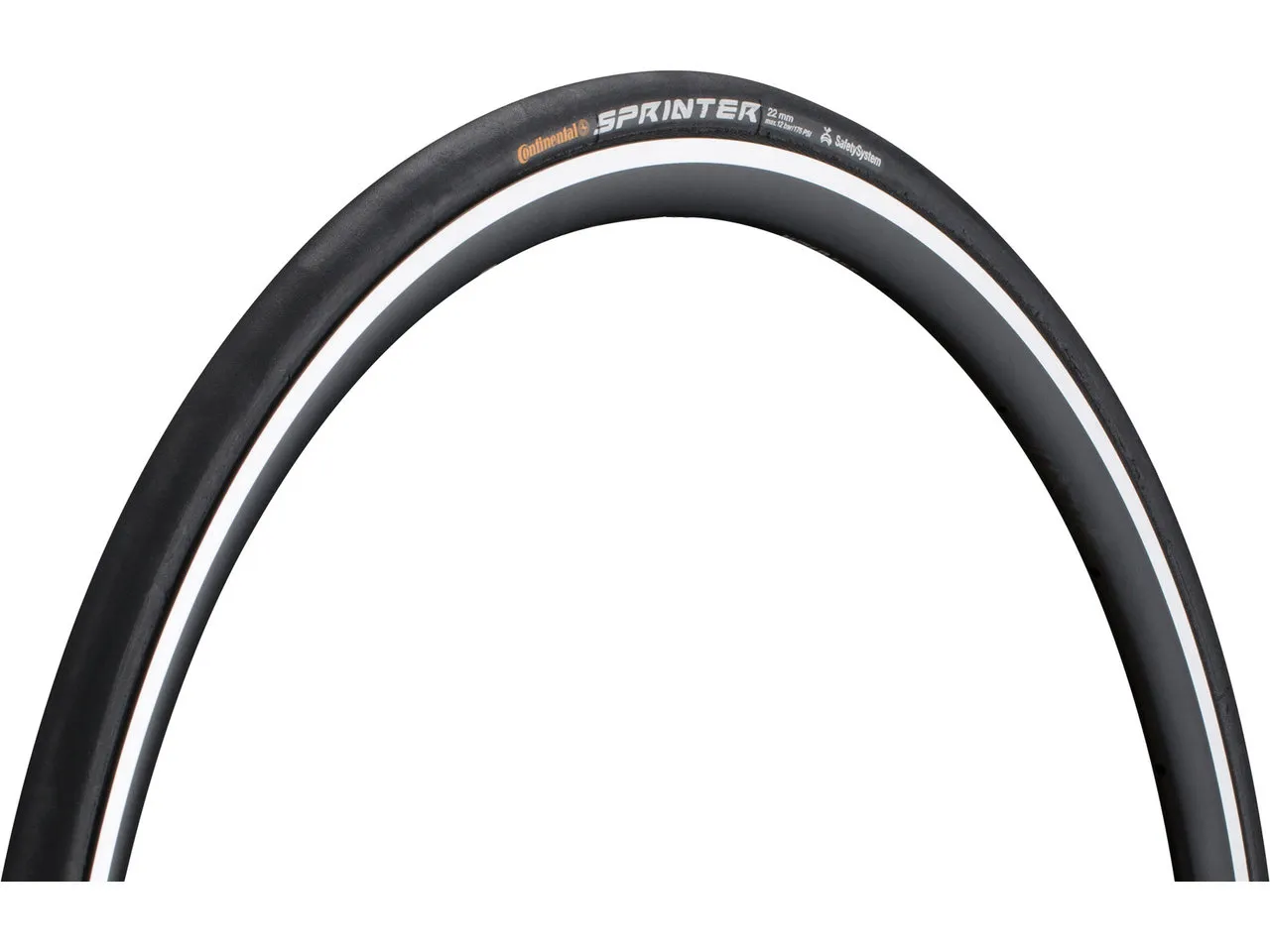Continental Sprinter BlackChili 26" Schlauchreifen, Schwarz, 26 x 22mm Continental Sprinter BlackChili 26" Schlauchreifen, Schwarz, 26 x 22mm