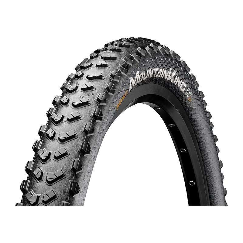 Continental Starrer MTB-Reifen mit Reflektoren Mountain King 58-584 Unisex, schwarz, 27.5 x 2.30