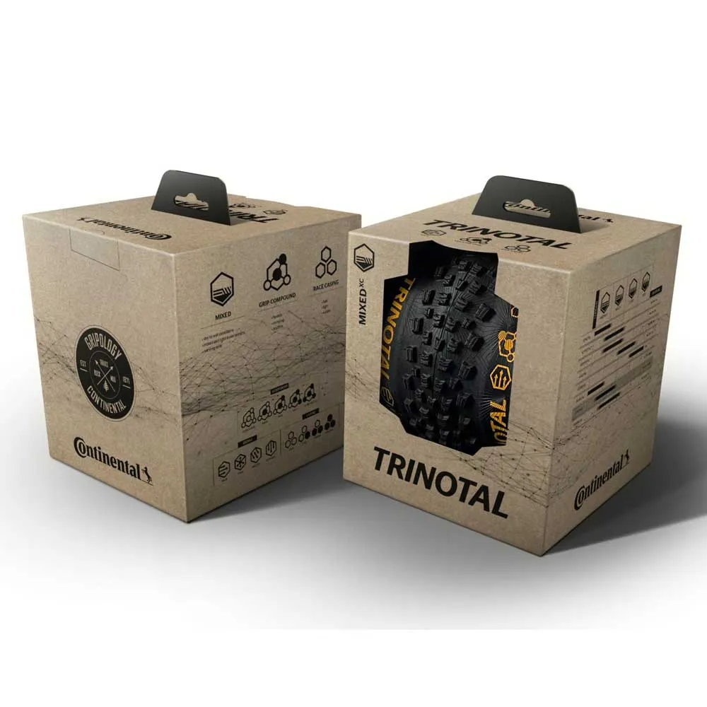 Continental Trinotal Trail Grip Tubeless 26´´ X 2.20 Mtb-reifen, Black / black, 26" x 2.20 Continental Trinotal Trail Grip Tubeless 26´´ X 2.20 Mtb-reifen, Black / black, 26" x 2.20