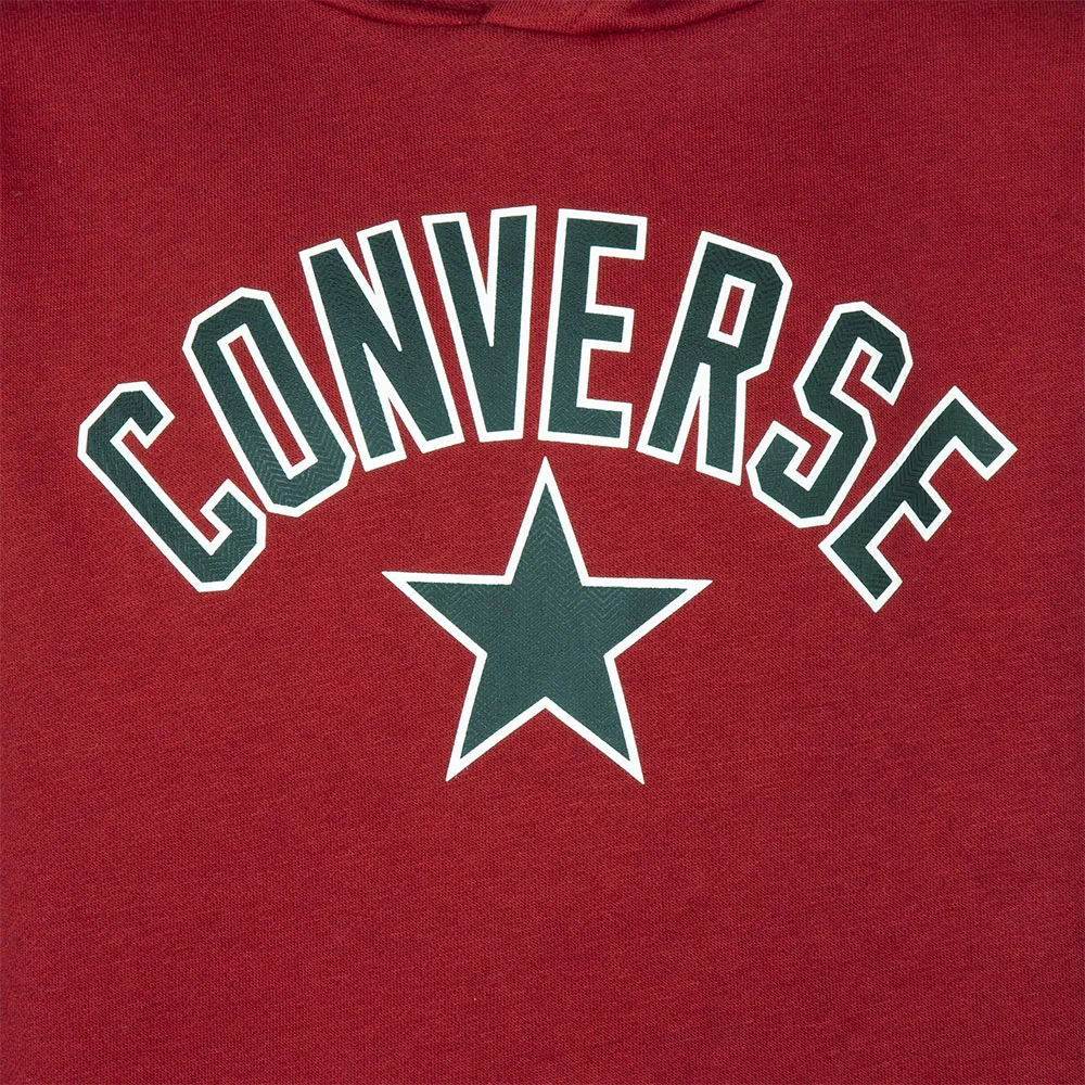 Converse Arch Fleece Po Kapuzenpullover Converse Arch Fleece Po Kapuzenpullover