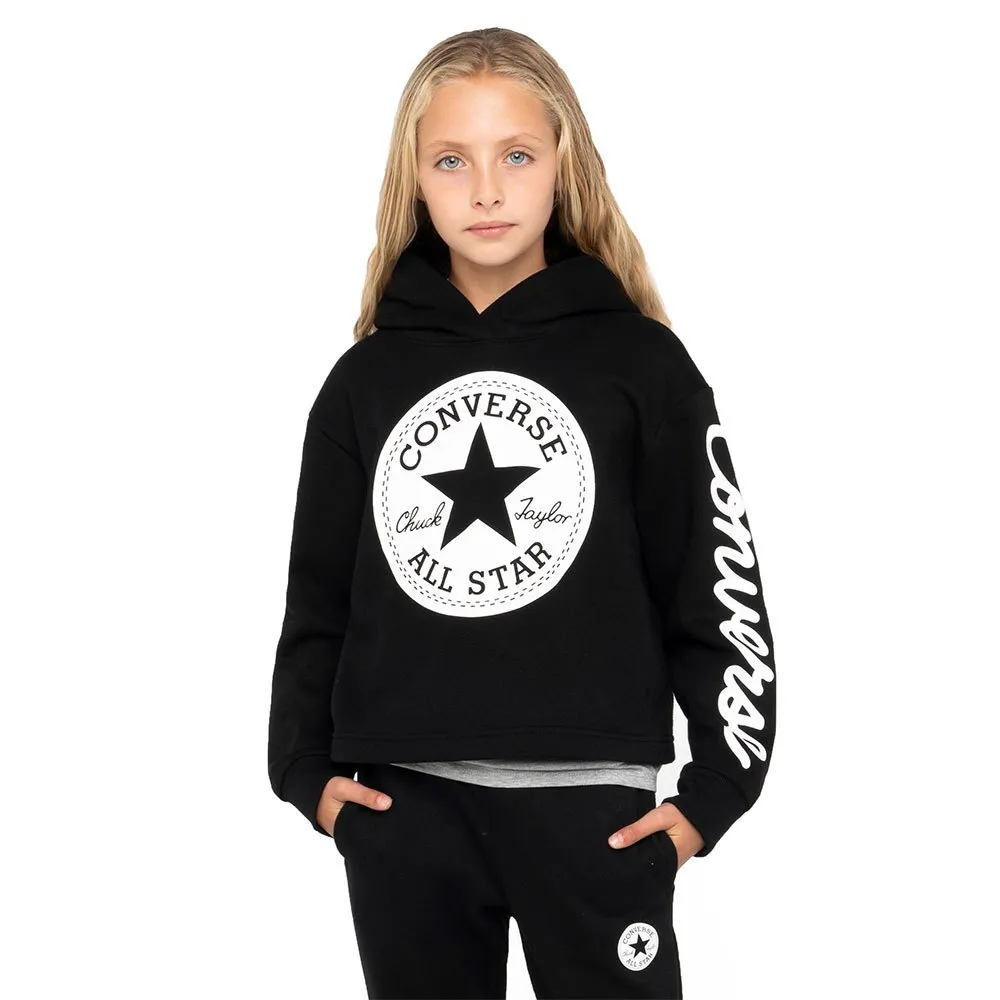 Converse Chuck Patch Crop Kapuzenpullover Converse Chuck Patch Crop Kapuzenpullover