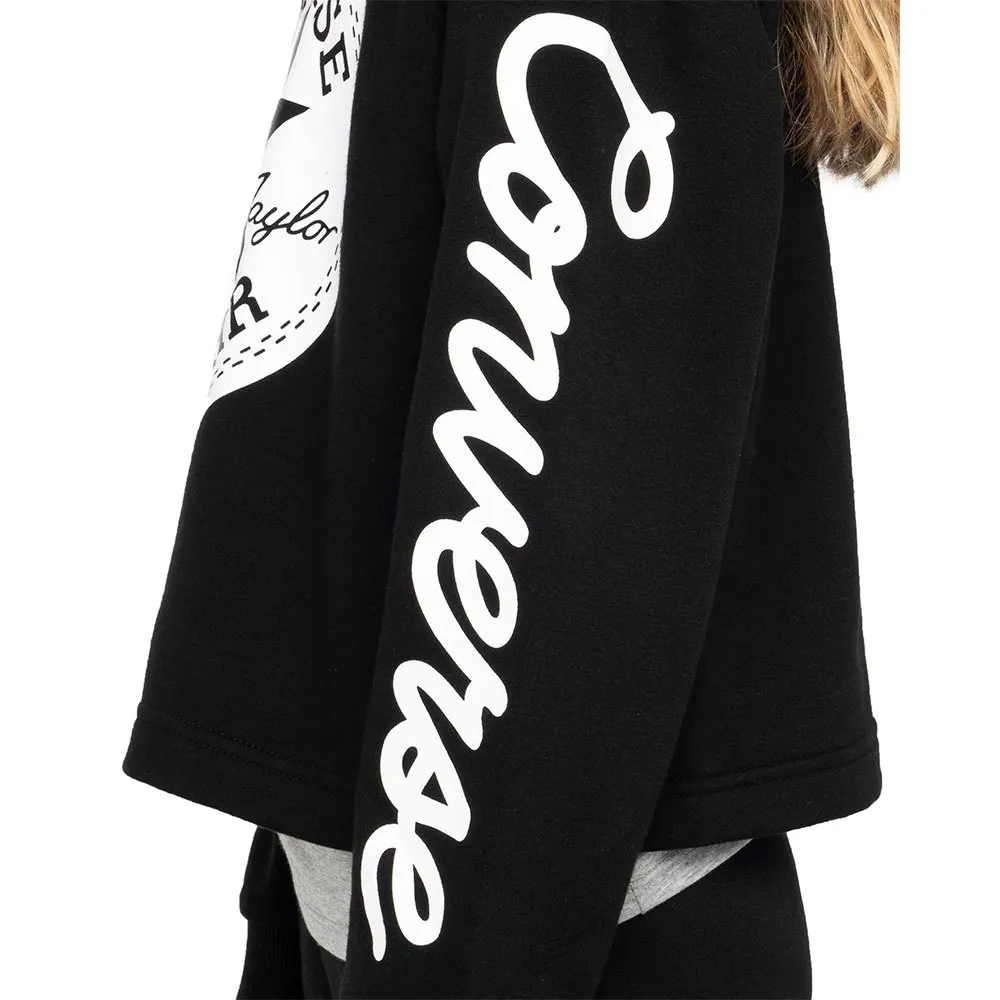 Converse Chuck Patch Crop Kapuzenpullover Converse Chuck Patch Crop Kapuzenpullover
