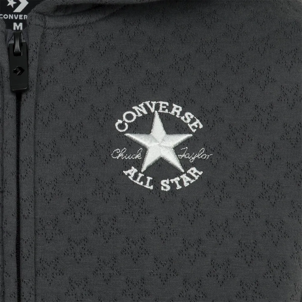 Converse Star Pointelle Reißverschlusspullover