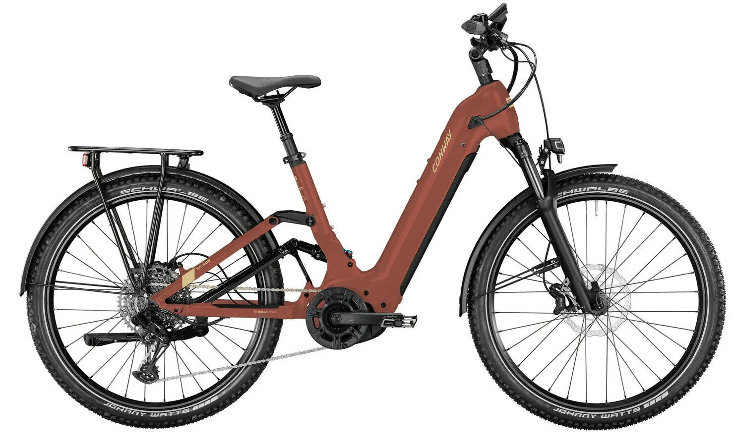 Conway Cairon C FS 2.0 rustred 27,5" 625 Wh Wave Conway Cairon C FS 2.0 rustred 27,5" 625 Wh Wave
