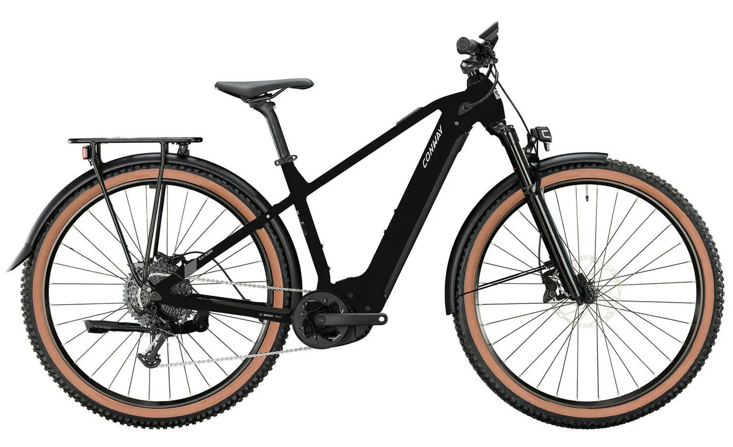 Conway Cairon SUV 4.0 black matt / silver matt 29" 750 Wh Diamant