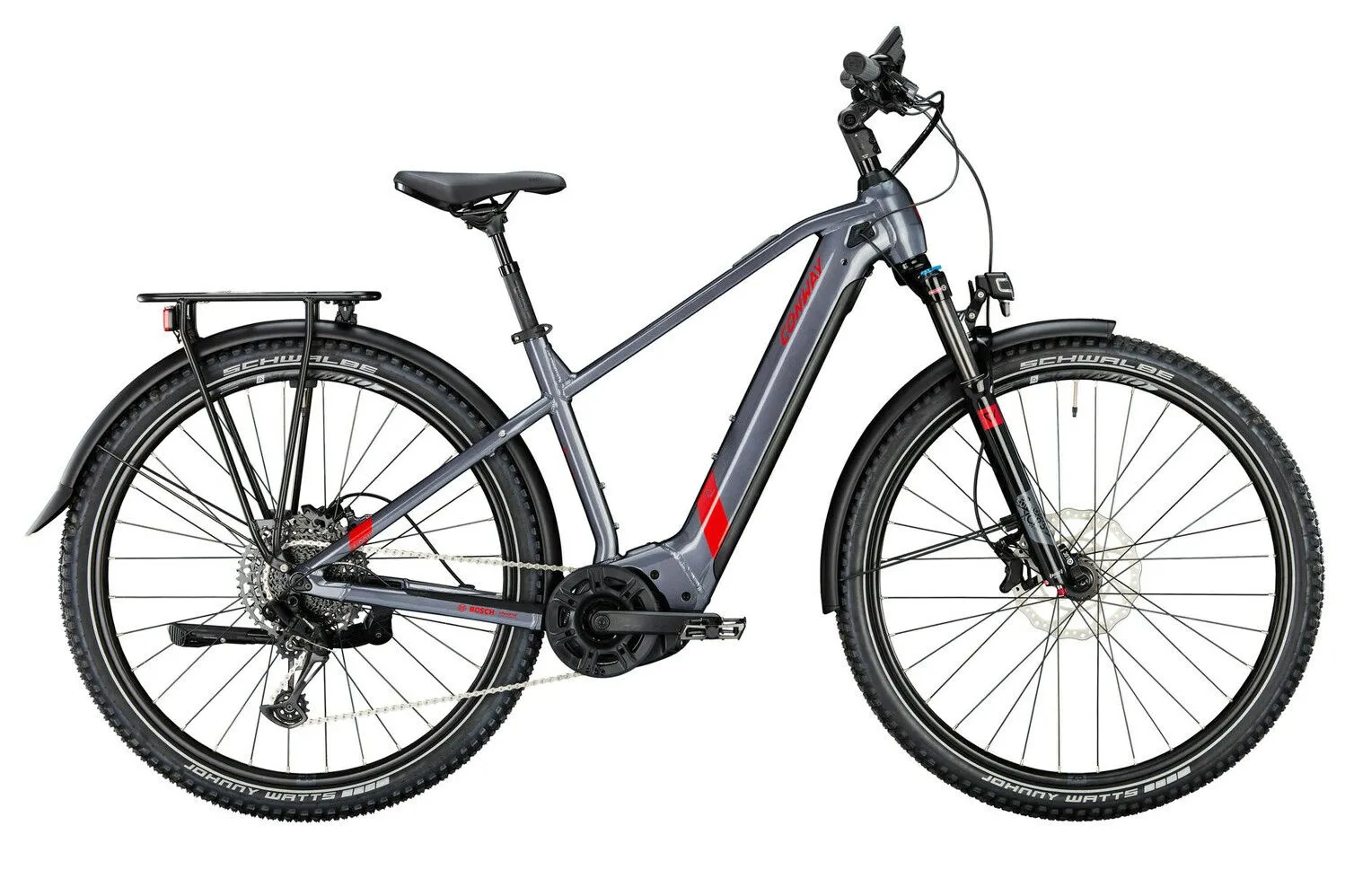 Conway Cairon SUV 5.0 shadowgrey metallic / red metallic 29" 750 Wh Diamant, Hersteller-shadowgrey metallic / red metallic, 49cm Conway Cairon SUV 5.0 shadowgrey metallic / red metallic 29" 750 Wh Diamant, Hersteller-shadowgrey metallic / red metallic, 49cm