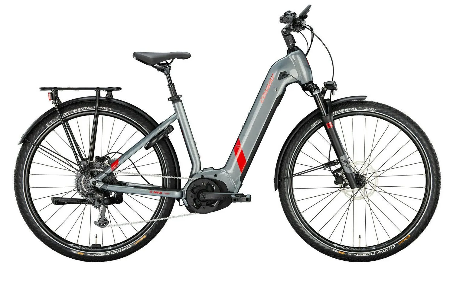 Conway Cairon T 2.0 625 shadowgrey metallic matt / red metallic 28" 625 Wh Wave Conway Cairon T 2.0 625 shadowgrey metallic matt / red metallic 28" 625 Wh Wave