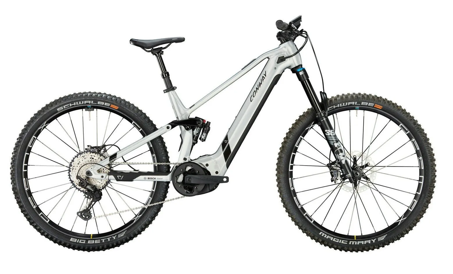 Conway Xyron S 5.9 aluminium raw matt / black metallic 29" 750 Wh Diamant