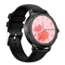 Cool Metal Silicone Dover Smartwatch, Black
