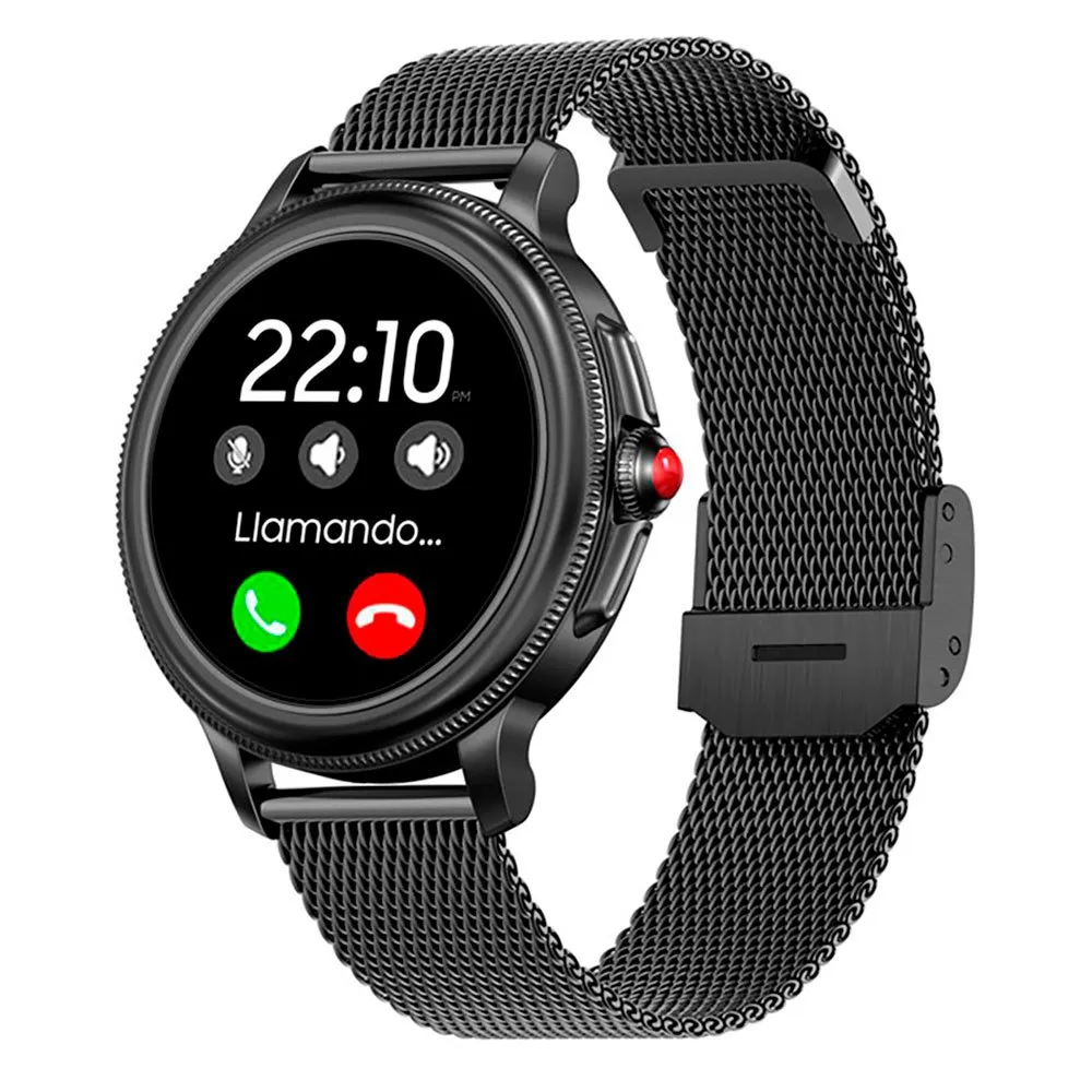 Cool Metal Silicone Dover Smartwatch, Black Cool Metal Silicone Dover Smartwatch, Black