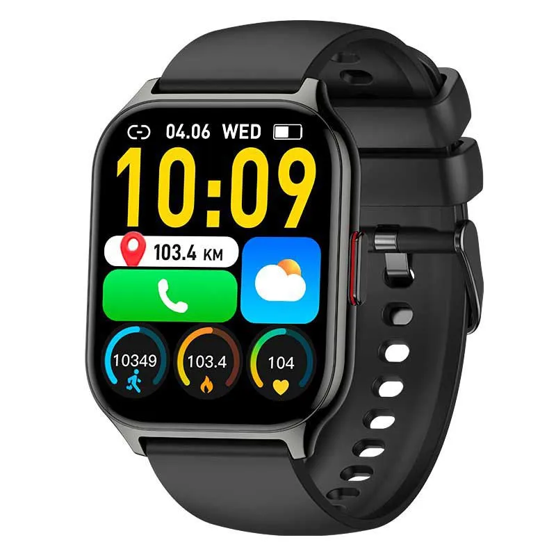 Cool Nova Silicone Smartwatch, Black Cool Nova Silicone Smartwatch, Black