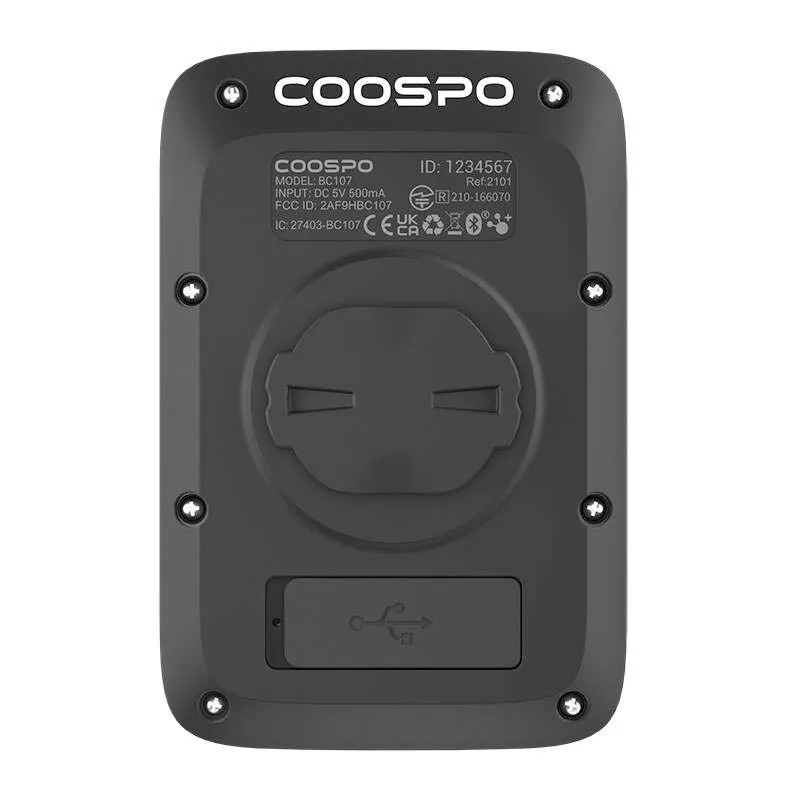 Coospo Bc107 Fahrradcomputer, Grey, One Size