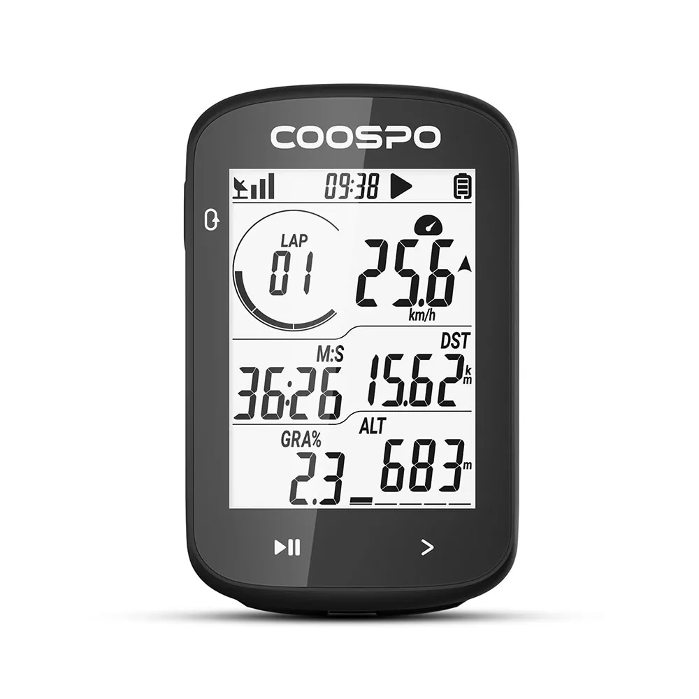 Coospo Cs300 Fahrradcomputer, Black, One Size Coospo Cs300 Fahrradcomputer, Black, One Size