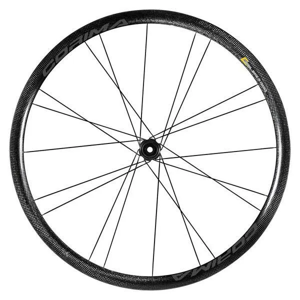 Corima 32 Ws Evo Cl Disc Tubular Rennrad-vorderrad, Black / outline, 12 x 100mm