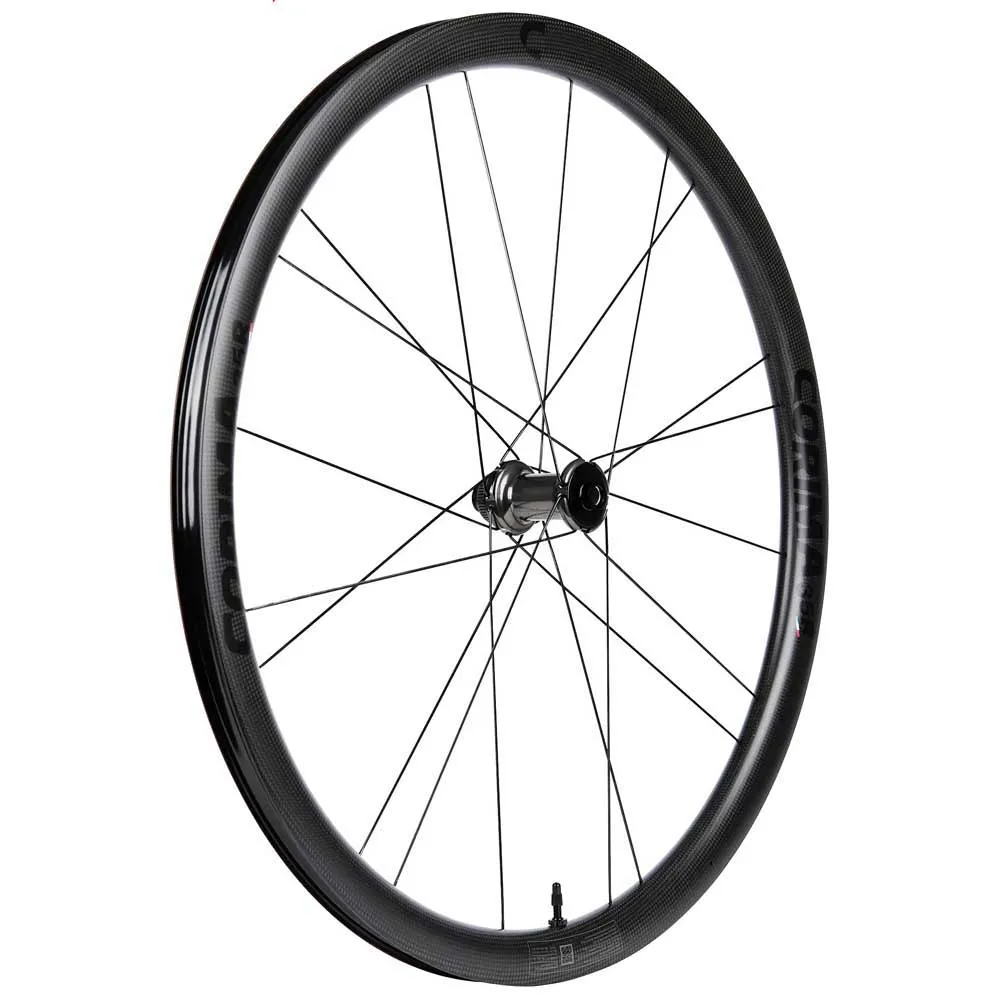 Corima 35r Cl Disc Tubeless Rennrad-vorderrad, Black / black, 12 x 100mm Corima 35r Cl Disc Tubeless Rennrad-vorderrad, Black / black, 12 x 100mm